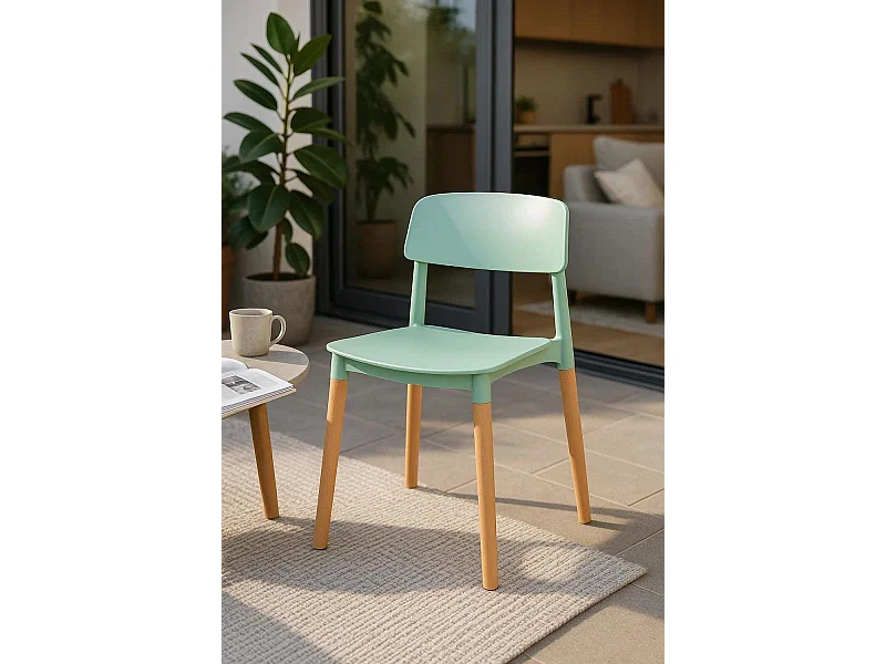 Sillas Comedor - Silla Estin - Celadón