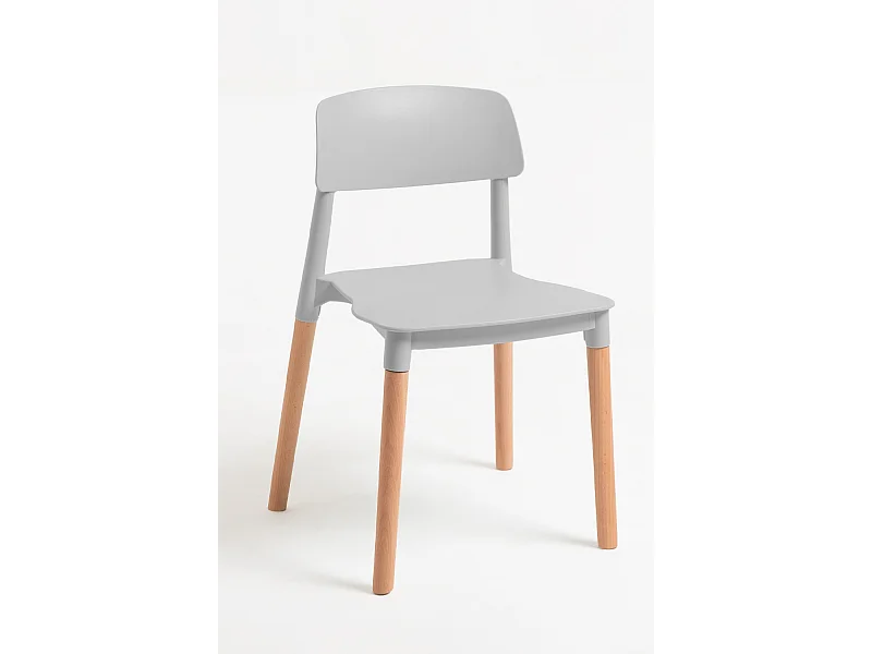 Sillas Comedor - Silla Estin - Gris claro