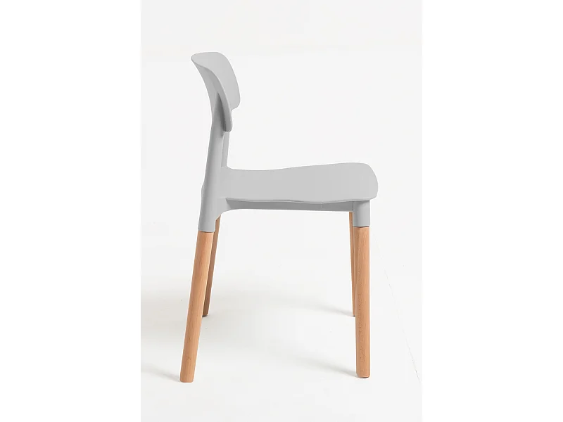Sillas Comedor - Silla Estin - Gris claro