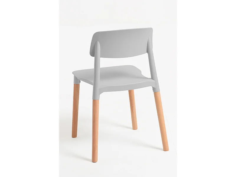 Sillas Comedor - Silla Estin - Gris claro