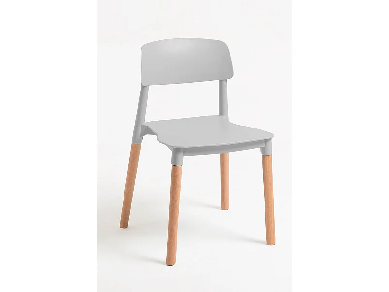 Sillas Comedor - Silla Estin - Gris claro