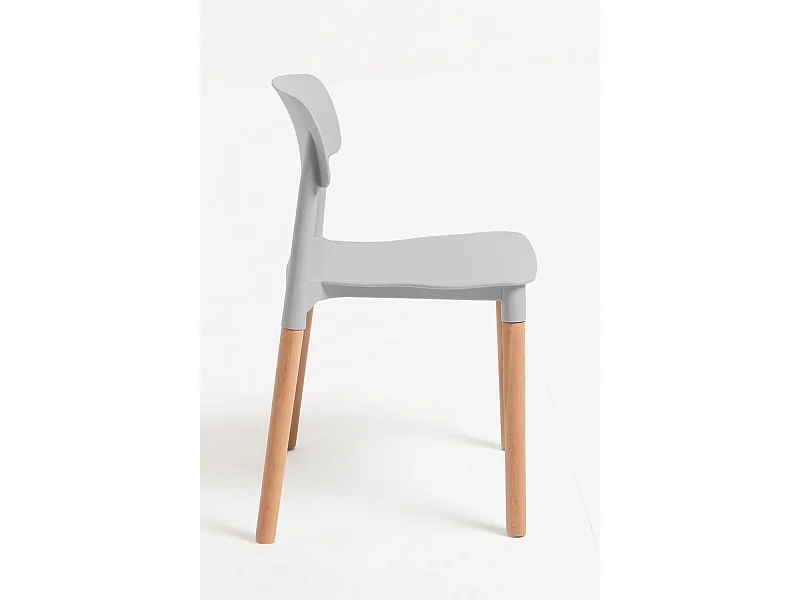Sillas Comedor - Silla Estin - Gris claro