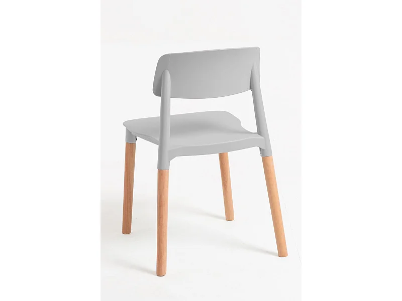 Sillas Comedor - Silla Estin - Gris claro