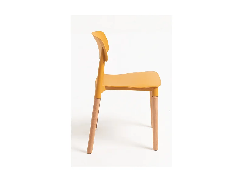 Packs Sillas Comedor - Pack 2 Sillas Estin - Mostaza