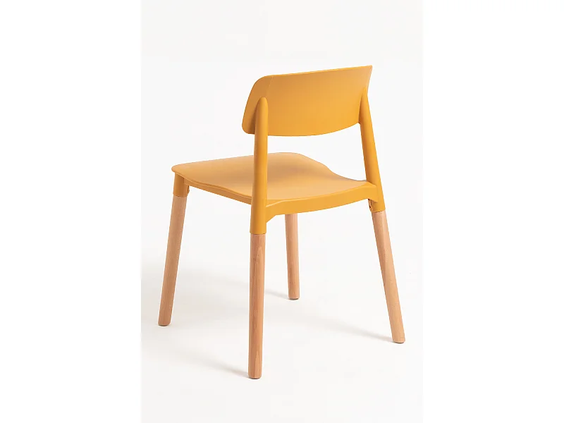 Packs Sillas Comedor - Pack 2 Sillas Estin - Mostaza