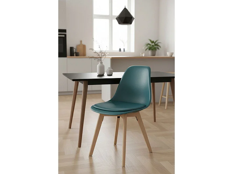 Sillas Comedor - Silla Dami - Verde azulado