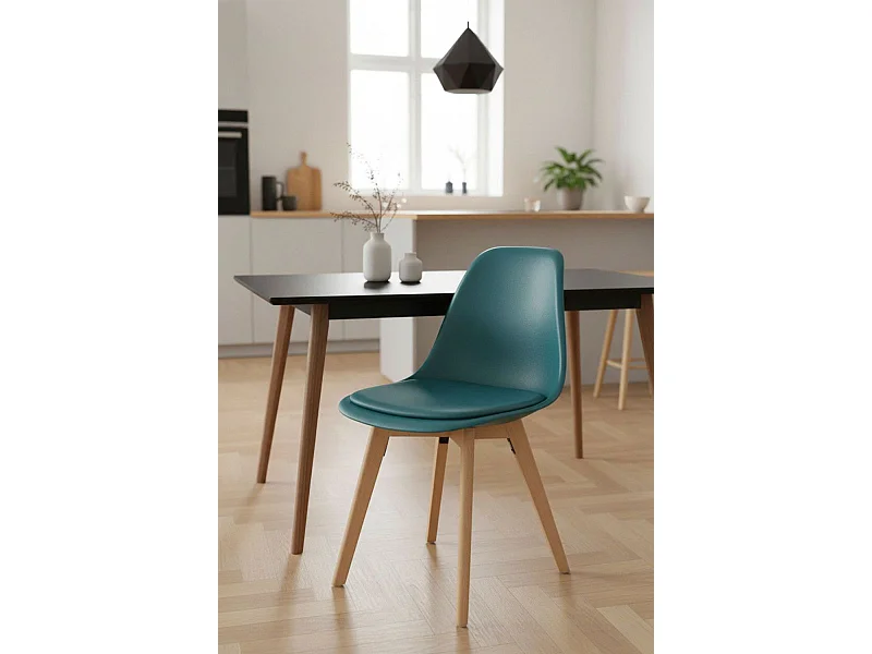 Sillas Comedor - Silla Dami - Verde azulado