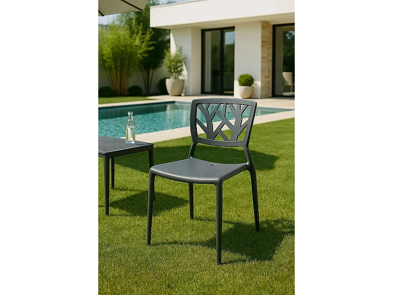 Sillas Comedor - Silla Talan - Gris oscuro