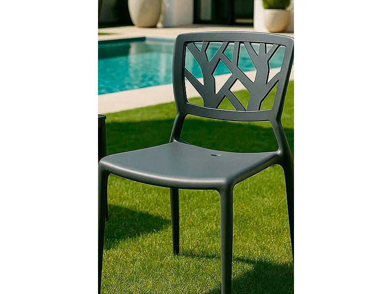 Sillas Comedor - Silla Talan - Gris oscuro