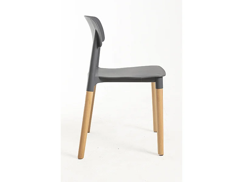 Packs Sillas Comedor - Pack 4 Sillas Estin - Gris oscuro