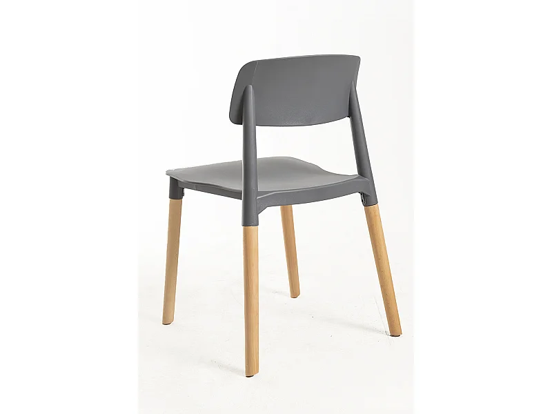 Packs Sillas Comedor - Pack 4 Sillas Estin - Gris oscuro