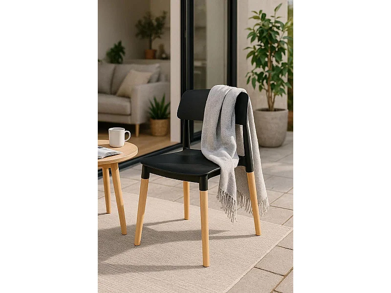 Sillas Comedor - Silla Estin - Negro