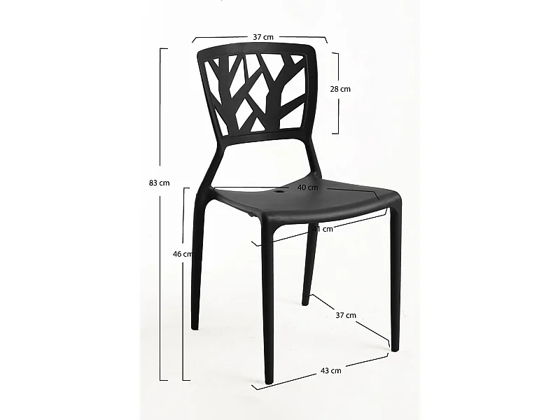 Sillas Comedor - Silla Talan - Negro