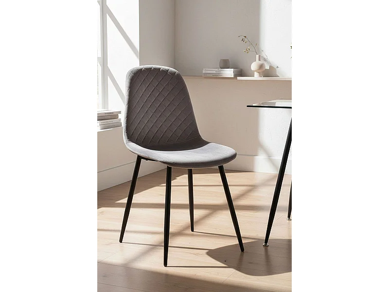 Sillas Comedor - Silla Boide - Gris claro