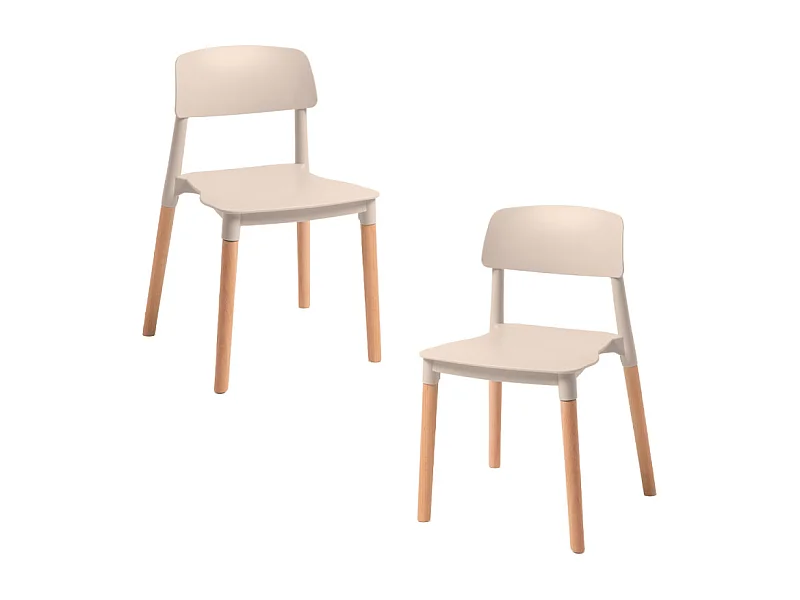 Packs Sillas Comedor - Pack 2 Sillas Estin - Beige