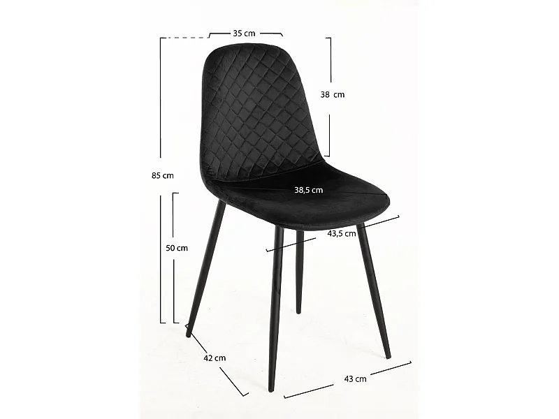Sillas Comedor - Silla Boide - Negro