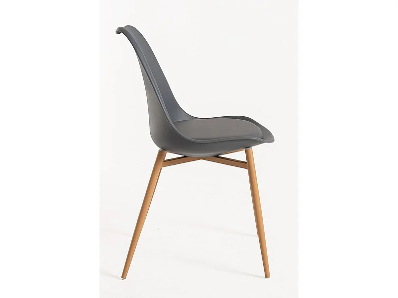Sillas Comedor - Silla Raler - Gris oscuro