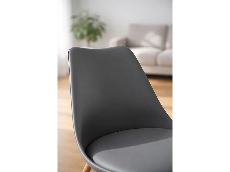 Sillas Comedor - Silla Raler - Gris oscuro