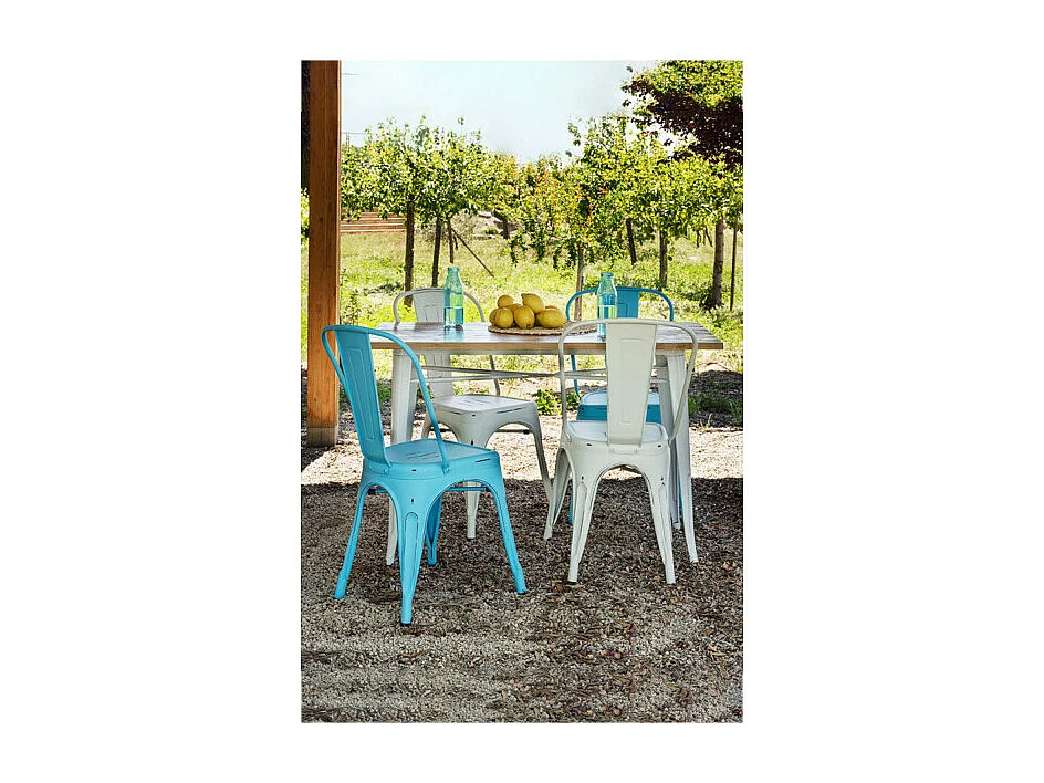 Sillas Comedor - Silla Torix Vintage - Rojo vintage