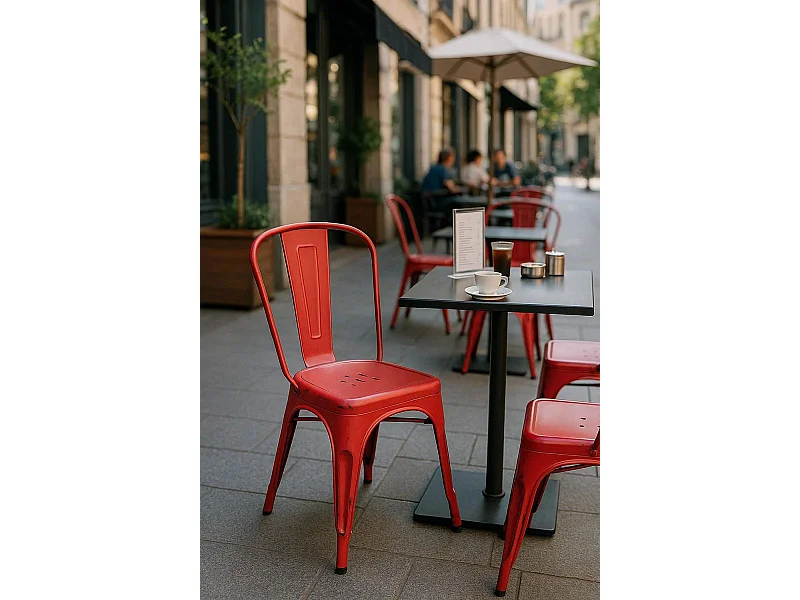 Sillas Comedor - Silla Torix Vintage - Rojo vintage