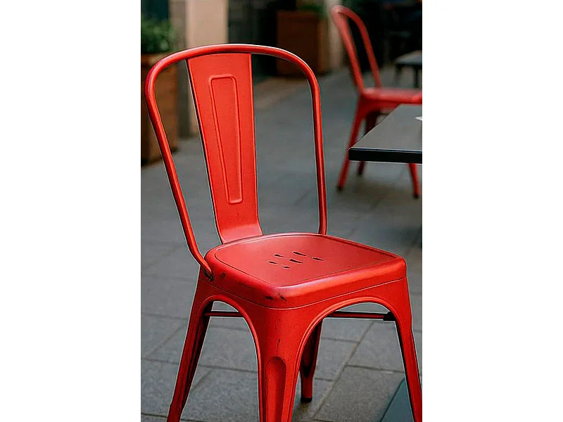 Sillas Comedor - Silla Torix Vintage - Rojo vintage