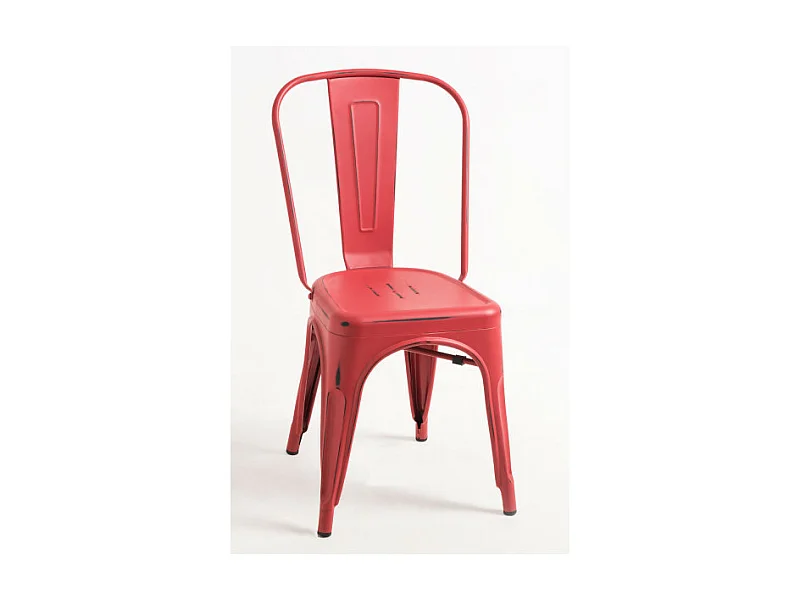 Sillas Comedor - Silla Torix Vintage - Rojo vintage