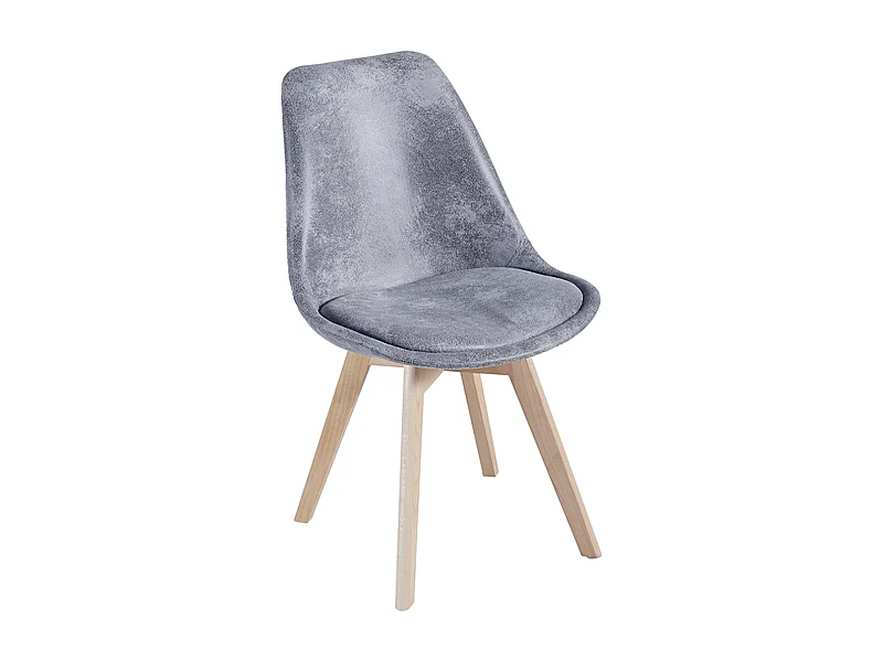 Sillas Comedor - Silla Synk Vintage - Gris claro
