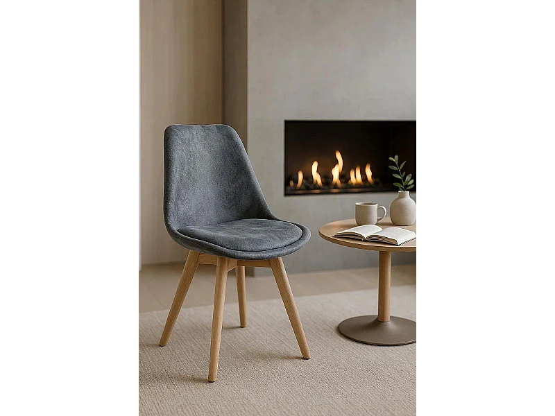 Sillas Comedor - Silla Synk Vintage - Gris claro