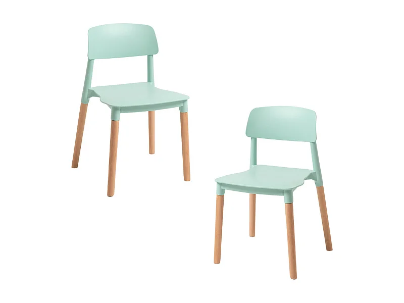 Packs Sillas Comedor - Pack 2 Sillas Estin - Celadón