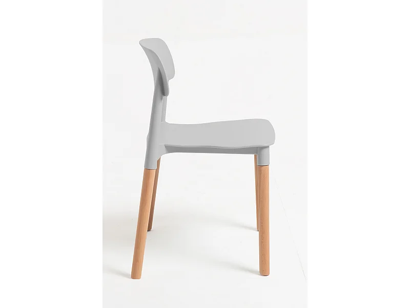Packs Sillas Comedor - Pack 4 Sillas Estin - Gris claro