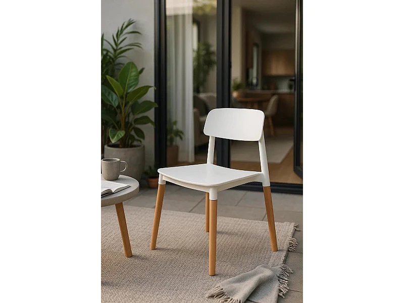 Sillas Comedor - Silla Estin - Blanco