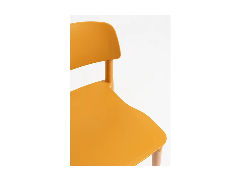 Packs Sillas Comedor - Pack 6 Sillas Estin - Mostaza