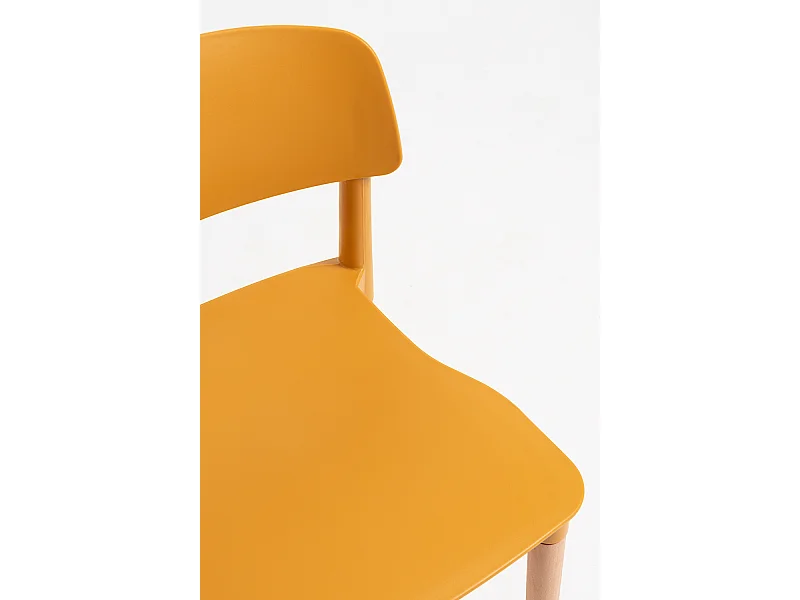 Packs Sillas Comedor - Pack 6 Sillas Estin - Mostaza