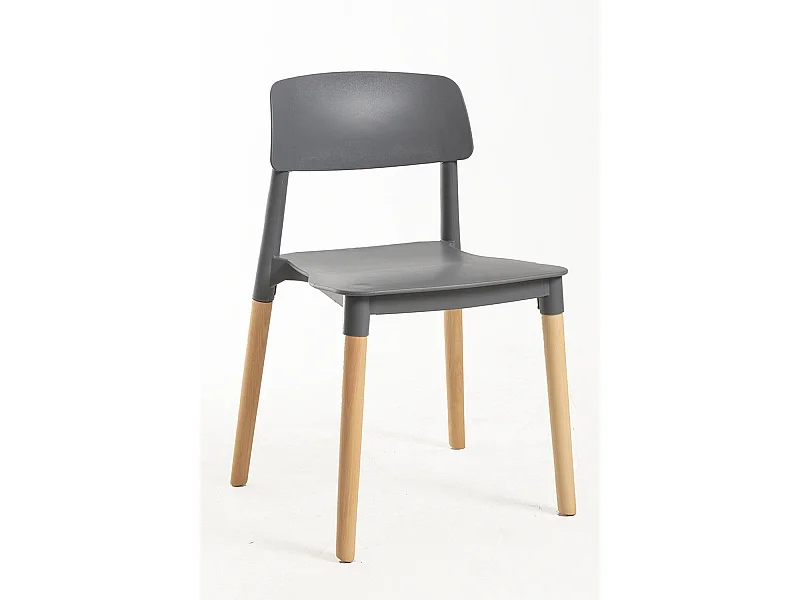 Sillas Comedor - Silla Estin - Gris oscuro