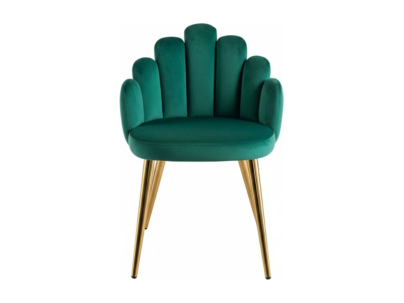 Sillas Comedor - Silla Hand Gold Terciopelo - Verde