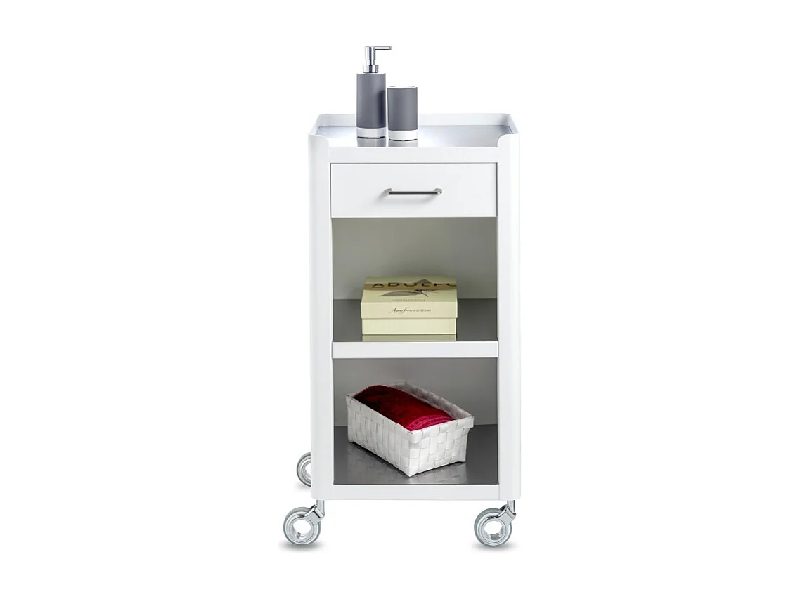 DON HIERRO - Carrito de baño - Carrito auxiliar con ruedas, THELMA-