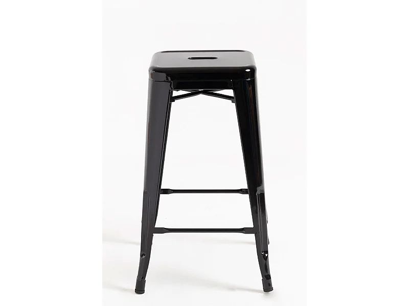 Lote de 6 Taburetes Torix Bajos - Negro