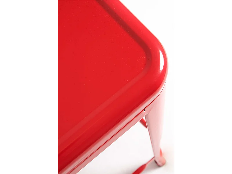 Lote de 4 Taburetes Torix Bajos - Rojo