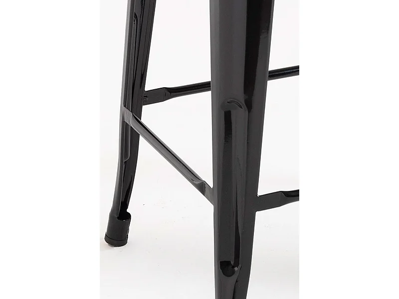 Lote de 2 Taburetes Torix Bajos - Negro