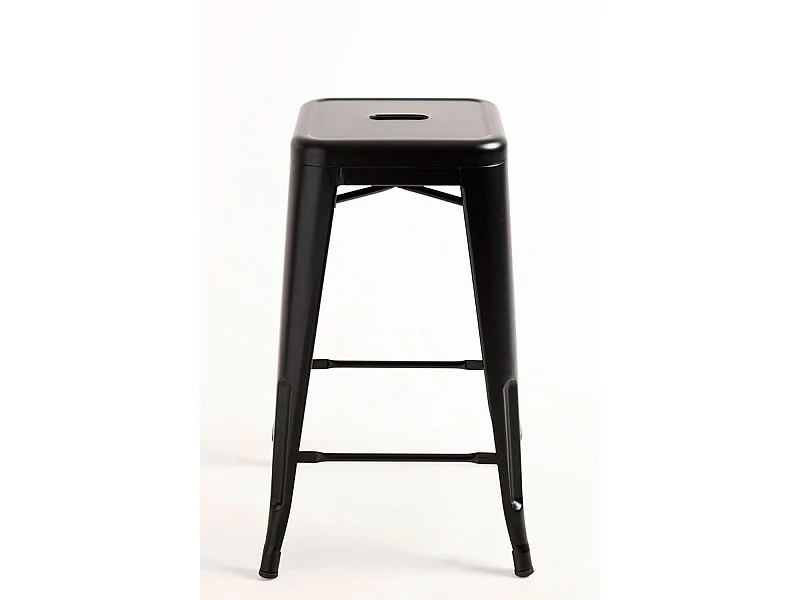 Lote de 6 Taburetes Torix Bajos - Negro mate