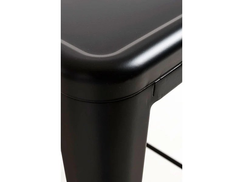 Lote de 6 Taburetes Torix Bajos - Negro mate