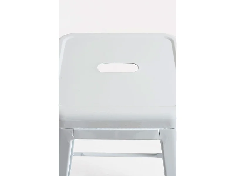 Lote de 2 Taburetes Torix Bajos - Blanco