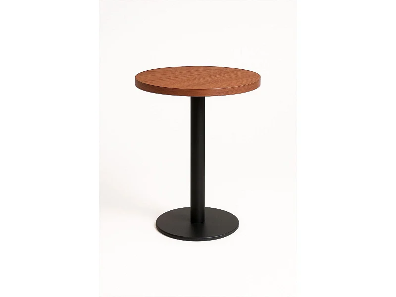 Mesas Auxiliares - Mesa Kuat Redonda - Negro