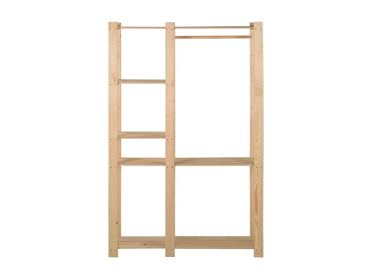 Kleiderständer 110x38x170 cm Massivholz Kiefer