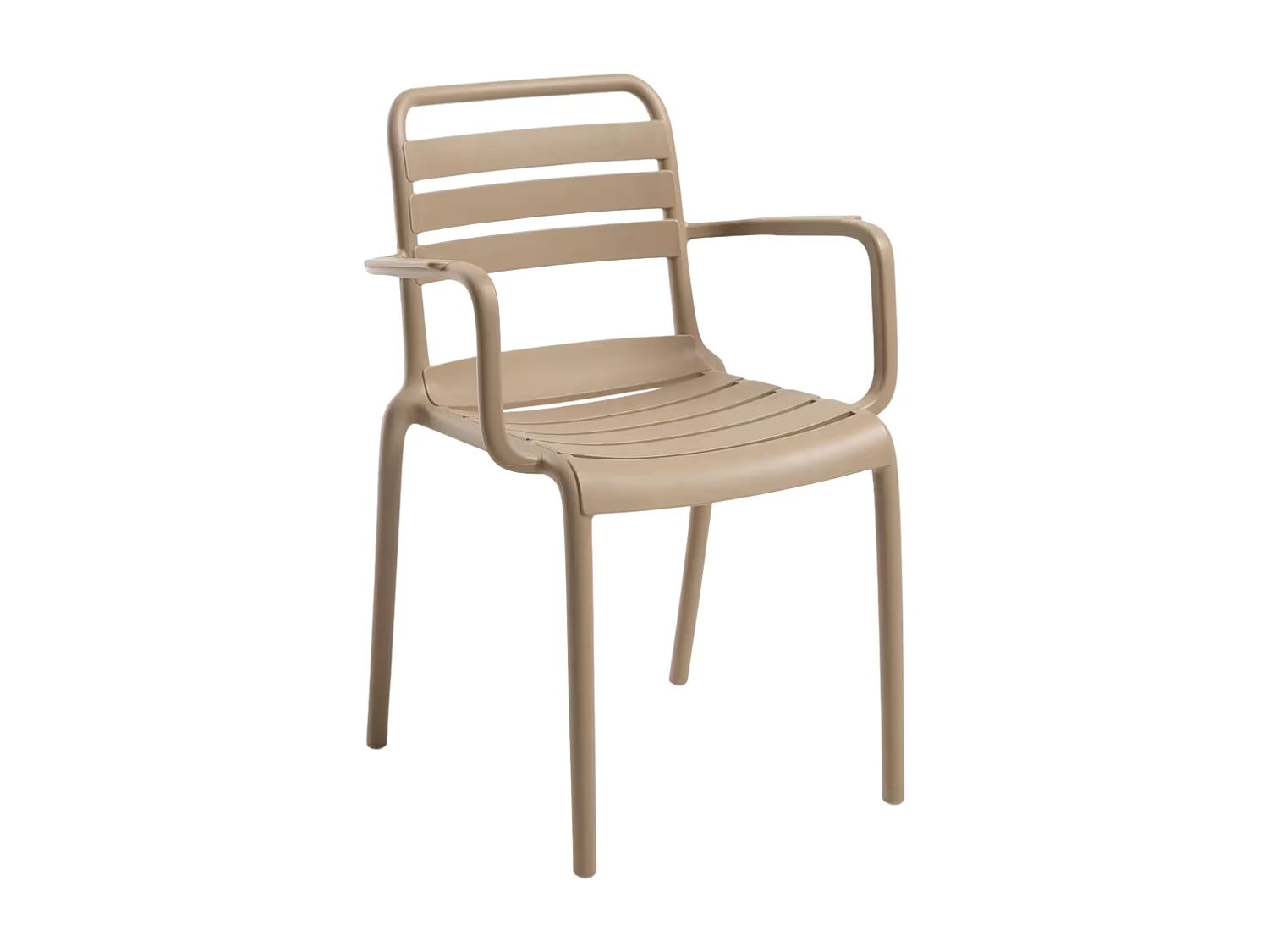 Sillas Jardín - Silla Belia con Brazos - Beige