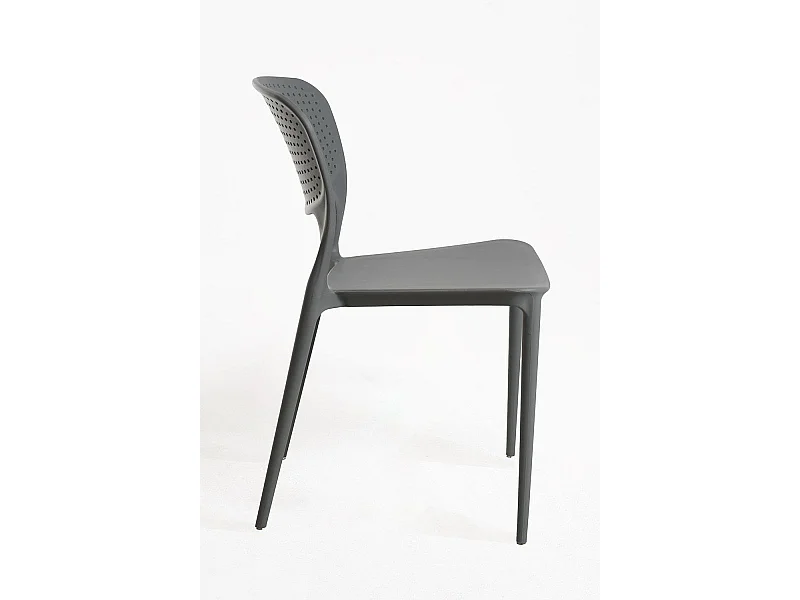 Sillas Jardín - Silla Fresk - Gris oscuro