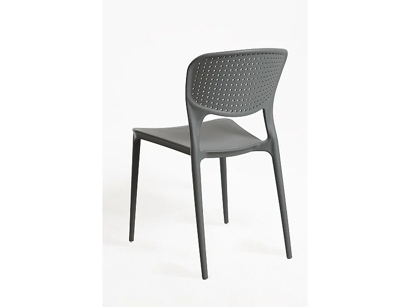 Sillas Jardín - Silla Fresk - Gris oscuro