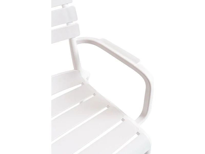 Sillas Jardín - Silla Lamix con Brazos - Blanco