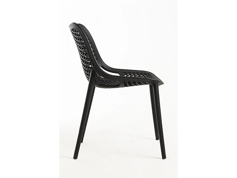 Packs Sillas Jardín - Pack 6 Sillas Kusin - Negro