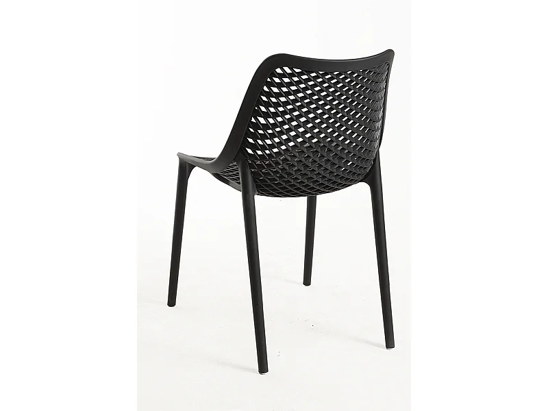Packs Sillas Jardín - Pack 6 Sillas Kusin - Negro